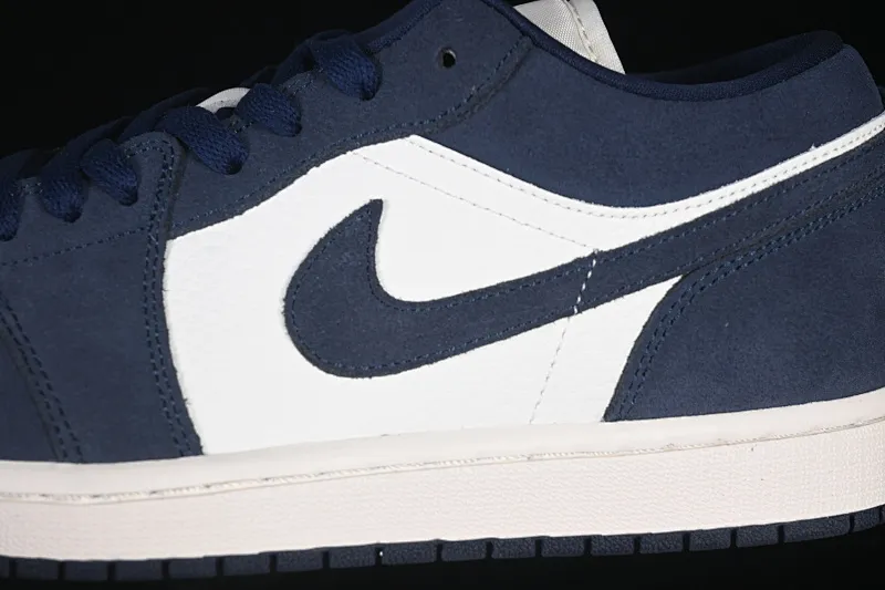 All categories Air Jordan Jordan series basketball shoes Air Jordan 1 Low Air Jordan 1 Low AJ1 Joe 1 white dark blue low-top cultural and casual sneakers IO7448-400
